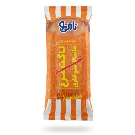 ساندویچ ناگت مرغ ماسالا سوخاری نامی نو