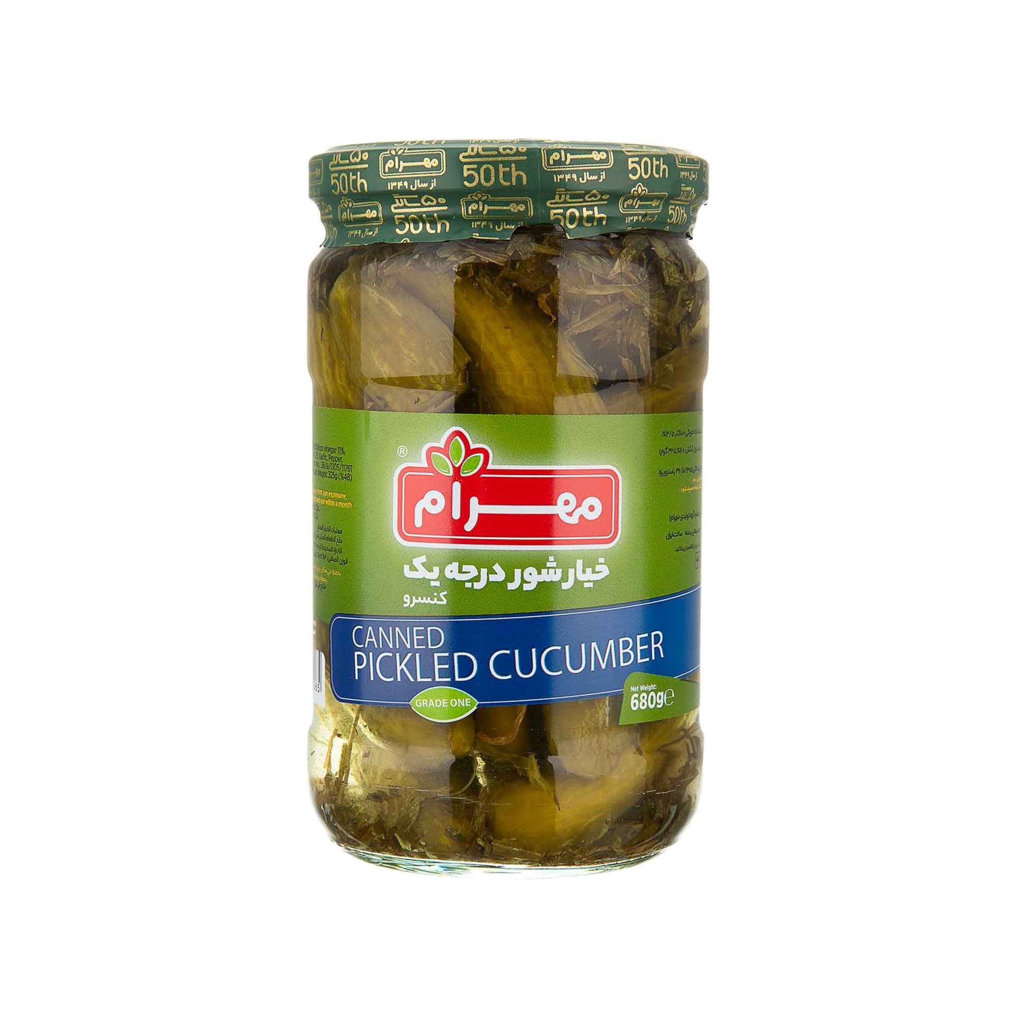 خیارشور درجه یک مهرام