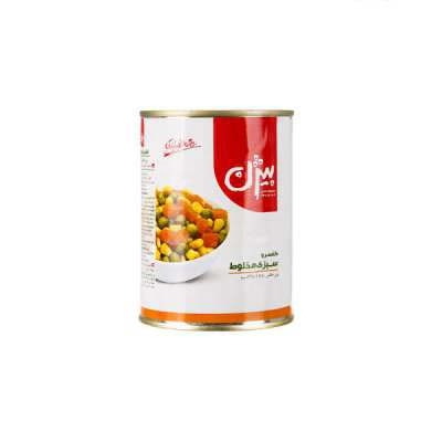 کنسرو مخلوط سبزیجات بیژن