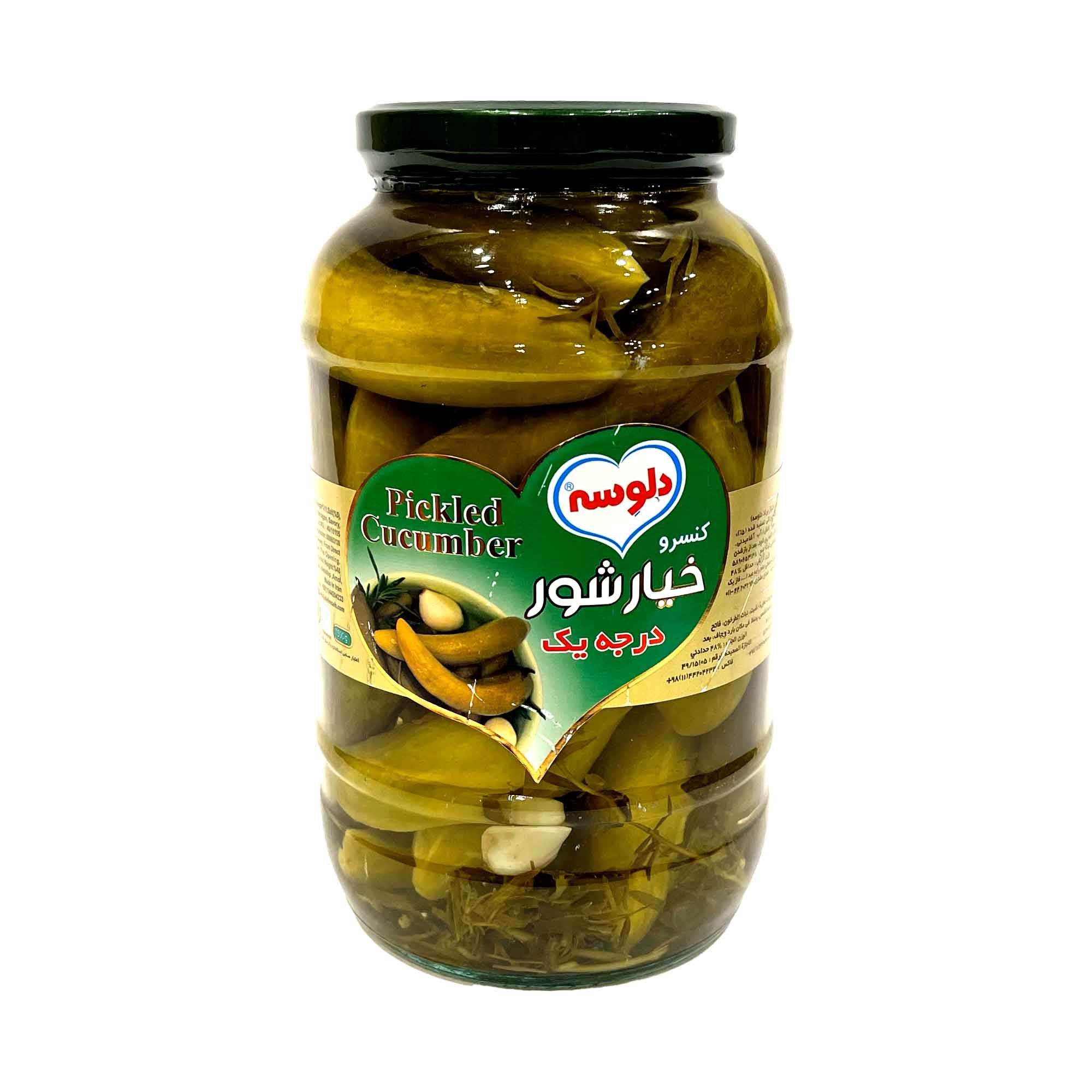 خیارشور درجه 1 دلوسه