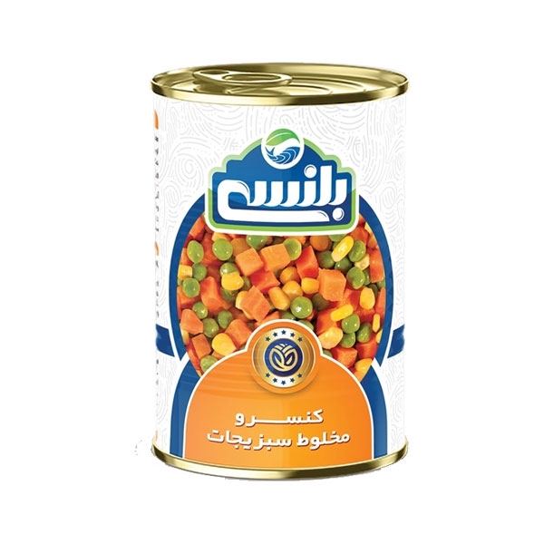 کنسرو مخلوط سبزیجات بلنسی
