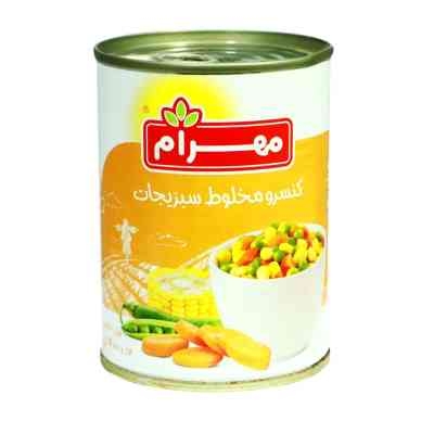 کنسرو سبزیجات مهرام