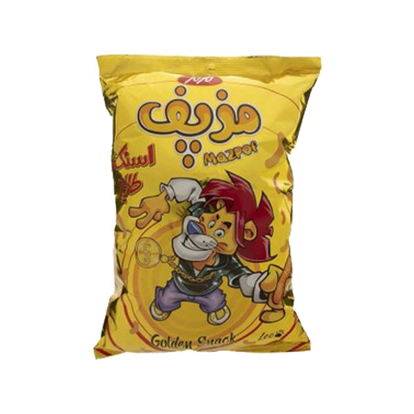 اسنک طلایی مزپف مزمز